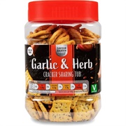Garlic and Herb Crackers