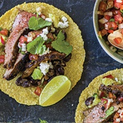 8 Hand-Pressed Corn Tacos W/Fillings