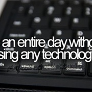 Spend an Entire Day Without Any Technology