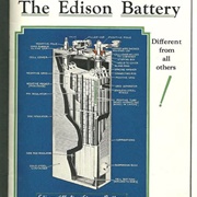 Edison Storage Battery Company Is Founded.