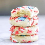 Patriotic Mini Meltaway Butter Cookies