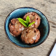 Chocolate and Orange Blossom Ice Cream