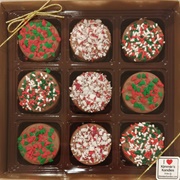 Kimmie's Kandies Christmas Sprinkles Oreo Cookie