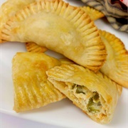 Cheese Onion Jalapeno Empanada