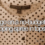 Go on a Non Budget Shopping Spree in Topshop
