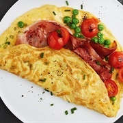 Pea Pepper Omelet