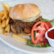 Beef Brisket Onion Burger