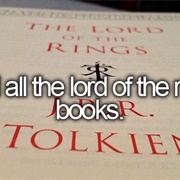Read All of the Lord of the Rings Books