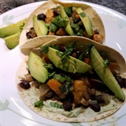 Bean and Sweet Potato Taco