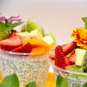 Chia Pudding With Mixed Fruit