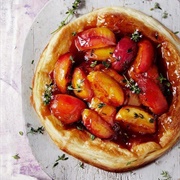 Peach Tarte Tatin
