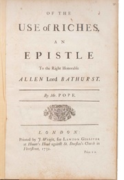 Of the Use of Riches (Alexander Pope)