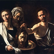 Salome With the Head of John the Baptist - Caravaggio (Londyn, National Gallery)
