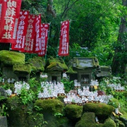 Hill of Sasuke Inari Shrine, Kamakura, Japan
