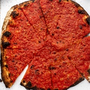New Haven-Style Tomato Pizza