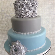 Blue Gray Cake