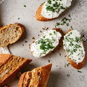Baguette With Cream Cheese