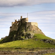 Hill of Lindisfarne Castle, Holy Island, Northumberland, England