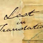 Lost in Translation