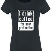 Coffee Text T-Shirt