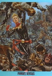 Captain Marvel vs. Chitauri