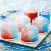 4th of July Snow Cone