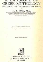 A Handbook of Greek Mythology (Rose, H.J.)