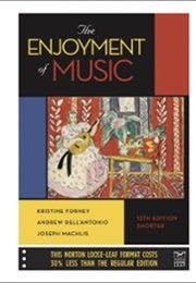 The Enjoyment of Music 12th Edition Shorter (K. Forney, A. Dell'antonio, J. Machlis)