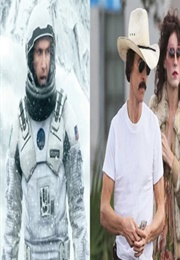 Interstellar + Dallas Buyers Club (2014) / (2013)