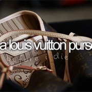 Own a Louis Vuitton Purse