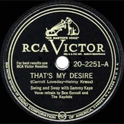 That's My Desire - Sammy Kaye