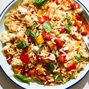 Orzo and Pepper Salad