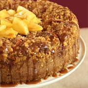 Caramel Apple and Walnut Streusel Coffee Cake