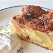 Apple Cake With Creme Fraiche