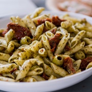 Penne With Olives and Dried Tomatoes
