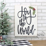 Christmas Wooden Sign