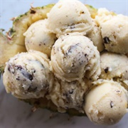 Chocolate Pineapple Ice Cream