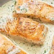 Salmon in Dill Sauce
