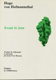 Avant Le Jour (Hugo Von Hofmannsthal)