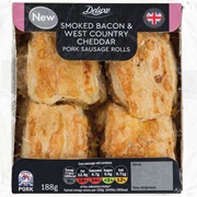 Smoked Bacon & West Country Cheddar Pork Sausage Roll