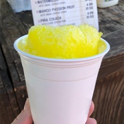 Pina Colada Shaved Ice
