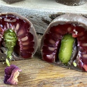 Avocado Stuffed Raspberries