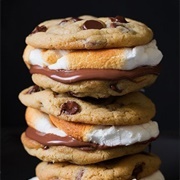 Chocolate Chip Cookie Smores