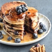 Protein Blueberry Pancakes