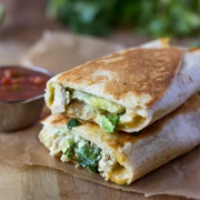 Chicken Cheese Avocado Wrap