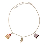 Strawberry Shortcake Charm Necklace