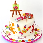 Arts and Crafts Cake