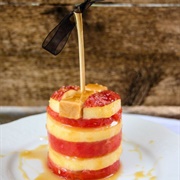 Apple Watermelon Caramel Appetizer