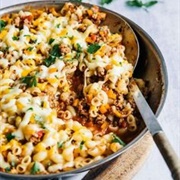 Vegan Cheesy Beyond Meat Macaroni Casserole