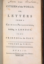 The Citizen of the World (Oliver Goldsmith)